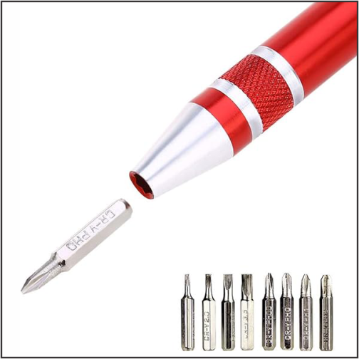 8 In 1 Screwdrivers Tool Pen | Precision Pocket Screwdriver Set Multi-function Magnetic Screwdriver Kit I  by ELNAZ Lifestyle