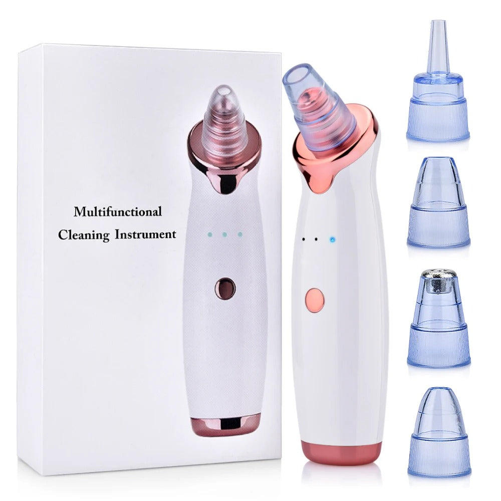 Vacuum Blackhead Remover Pore Cleaner Electric Nose Face Deep Cleaning Skin Care Machine I ELNAZ Lifestyle