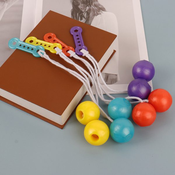 Lato Toy Tok Tok Old School Toy Click Clack Ball Bump Ball Clackers Decompression Ball Pro-clackers Ball