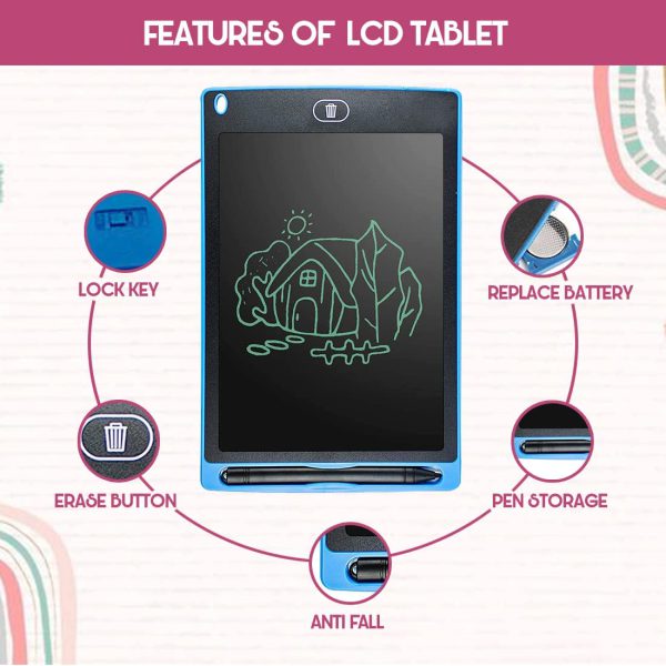 Lcd Writing Pad / Tablet For Kids | Lcd Writing Pad Lcd Tablet Single Color Table (random Colors)